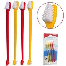 Iki Uçlu Köpek Diş Fırçası 4 Lü Set