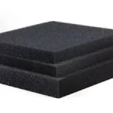 Fatih Akvaryum Filtre Süngeri Kalın Gözenekli Siyah 10 Ppı 50X50x5 Cm.