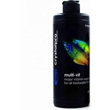 Crystalpro Multi-Vit Fresh Water Akvaryum Balık Vitamini 125ML
