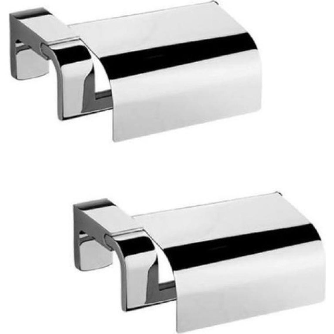 Tema Banyo Premium Kapaklı Tuvalet Kağıtlık 71009 2'li Paket