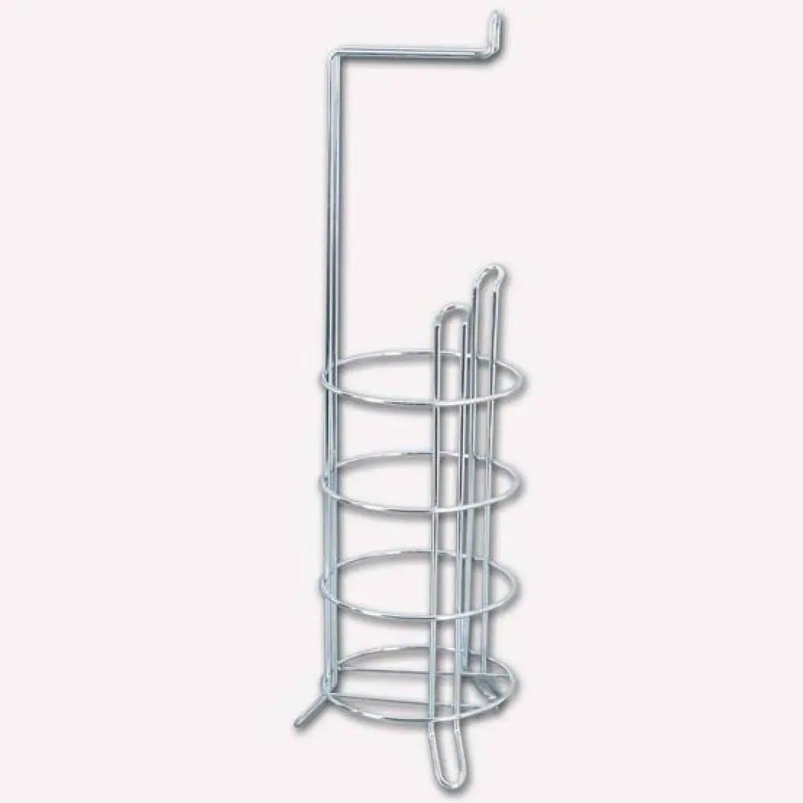Tekno-tel AYAKLI YEDEKLİ TUVALET KAĞITLIGI KROM MG093