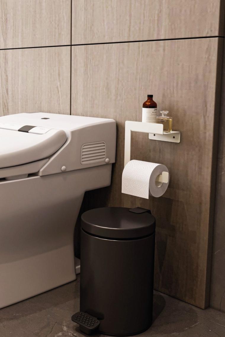 Paslanmaz Çelik Wc Kağıtlık Tuvalet Kağıdı Askısı Beyaz