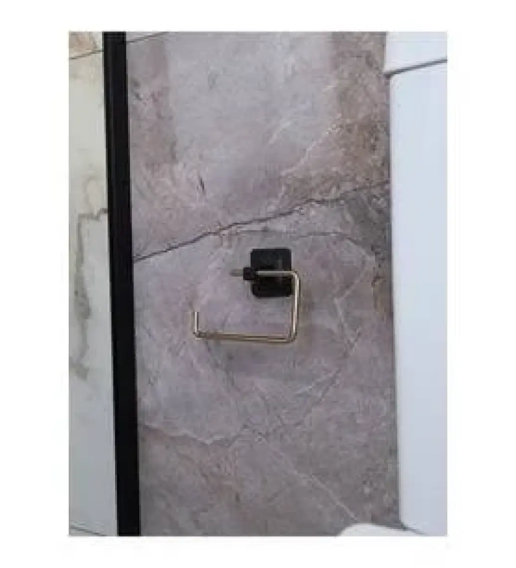 Yapışkanlı Siyah Kapaklı Kare Açık Tuvalet Kağıtlığı Wc Kağıtlık Tuvalet Kağıdı Askısı