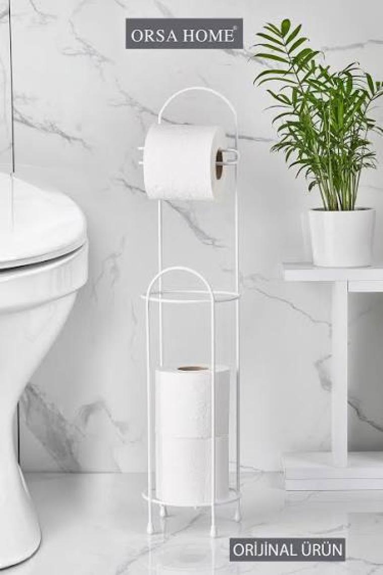 Orsa Home 376 Beyaz Eko Yedekli Wc Kağıtlık