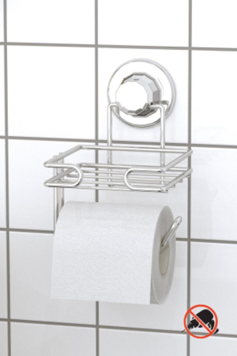 VAKUMLU YEDEKLİ TUVALET KAĞITLIK KROM DM275