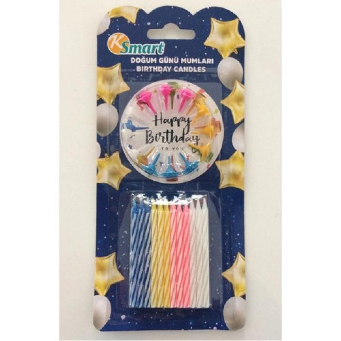 Smart Doğum Günü Pasta Mumu 24'lü