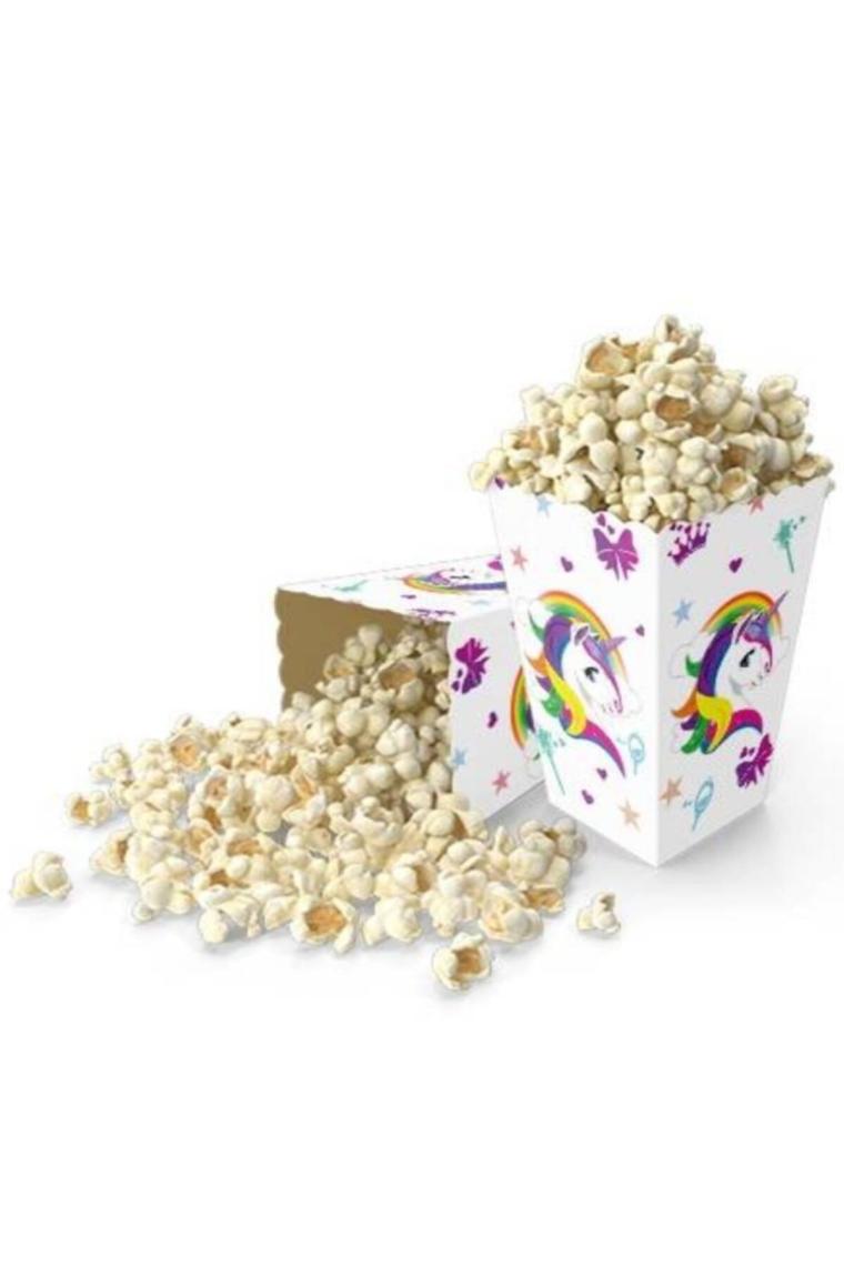 My Party Ready Unicorn Konsept Mısır Kutusu 8'li