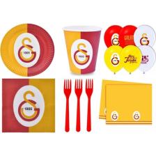 Gökçe Galatasaray 16 Kişilik Doğum Günü Parti Seti