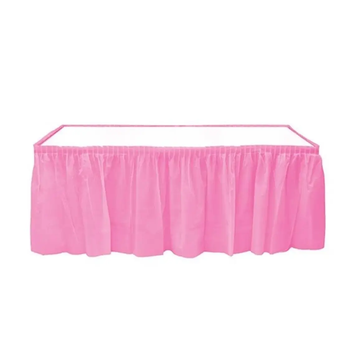 Parti Adresi Plastik Masa Eteği Pembe