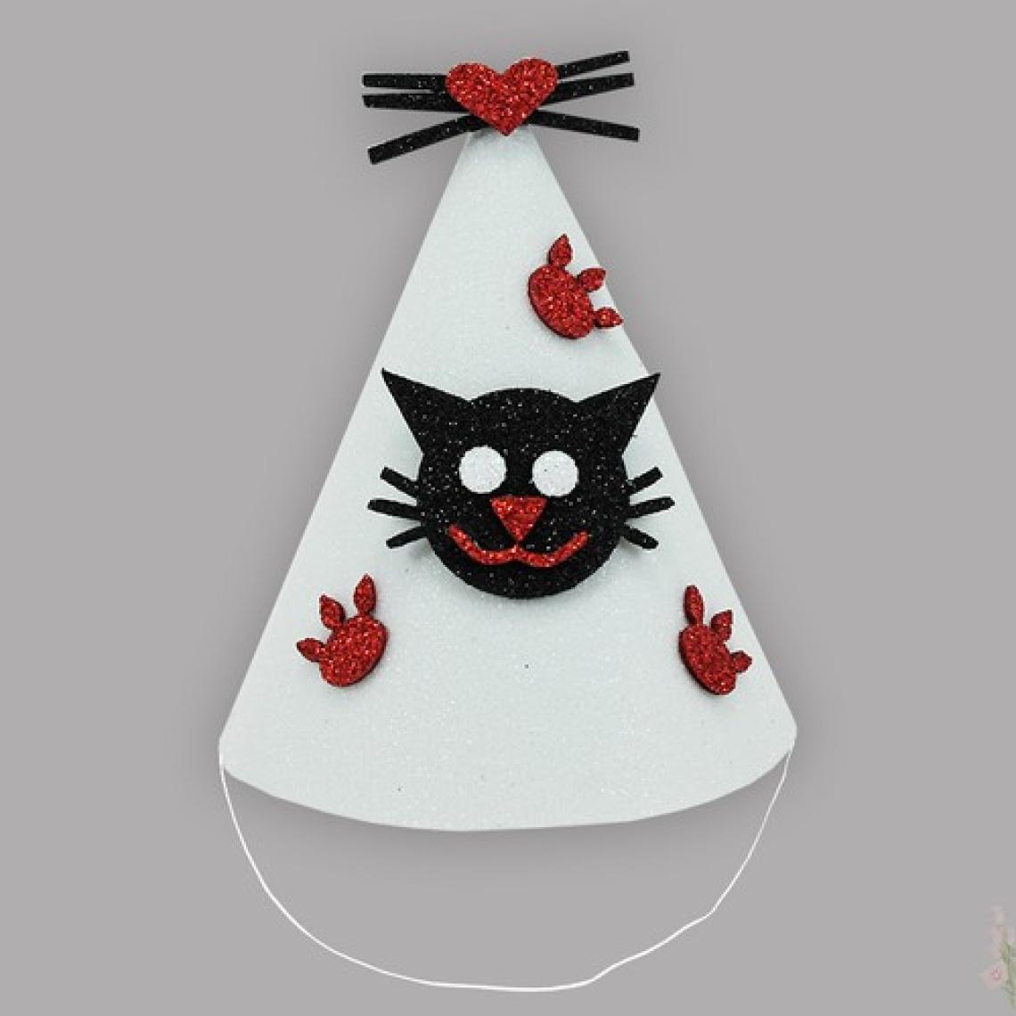 Süsle Bebek ve Parti Kedi Doğum Günü Şapkası