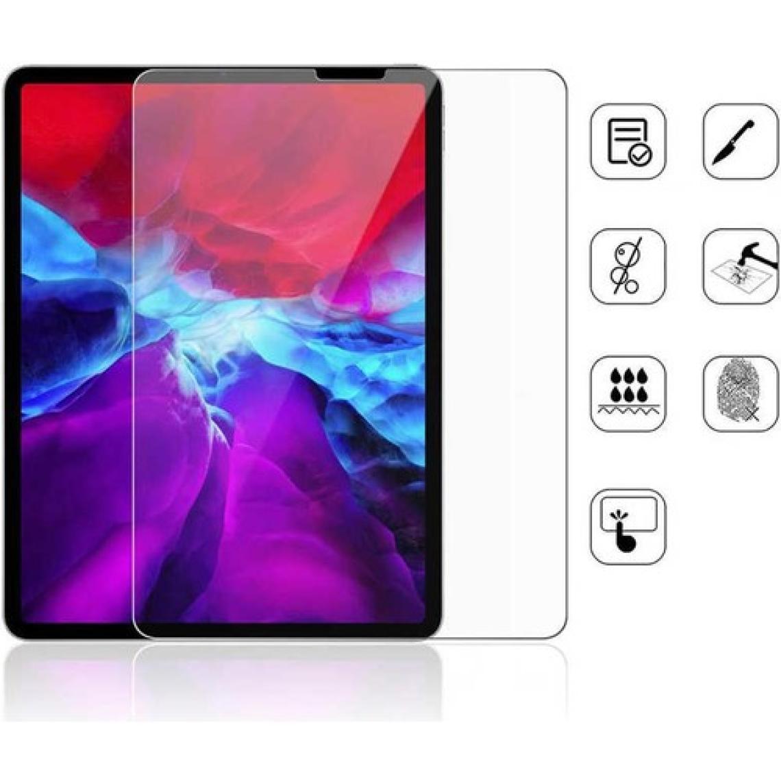 MobaxAksesuar Apple iPad Pro 11 1. Nesil Tablet Temperli Cam Ekran Koruyucu A1980 A2013 A1934 A1979