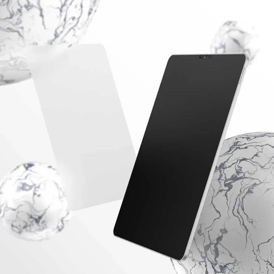 Fuchsia Xiaomi Mi Pad 5 Uyumlu Fuchsia Paper-Like Ekran Koruyucu Gerçek Kağıt Hissi Screen Protector Renksiz