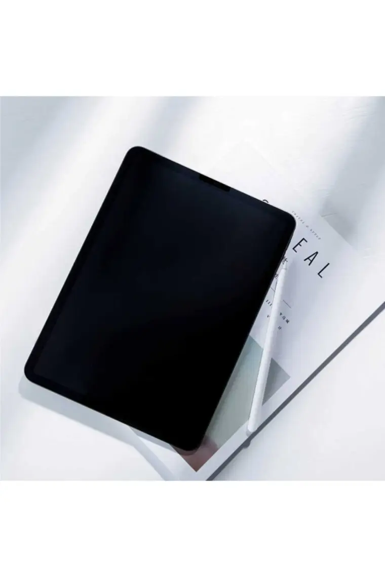 Fuchsia Xiaomi Mi Pad 5 Uyumlu Fuchsia Paper-Like Ekran Koruyucu Gerçek Kağıt Hissi Screen Protector Renksiz