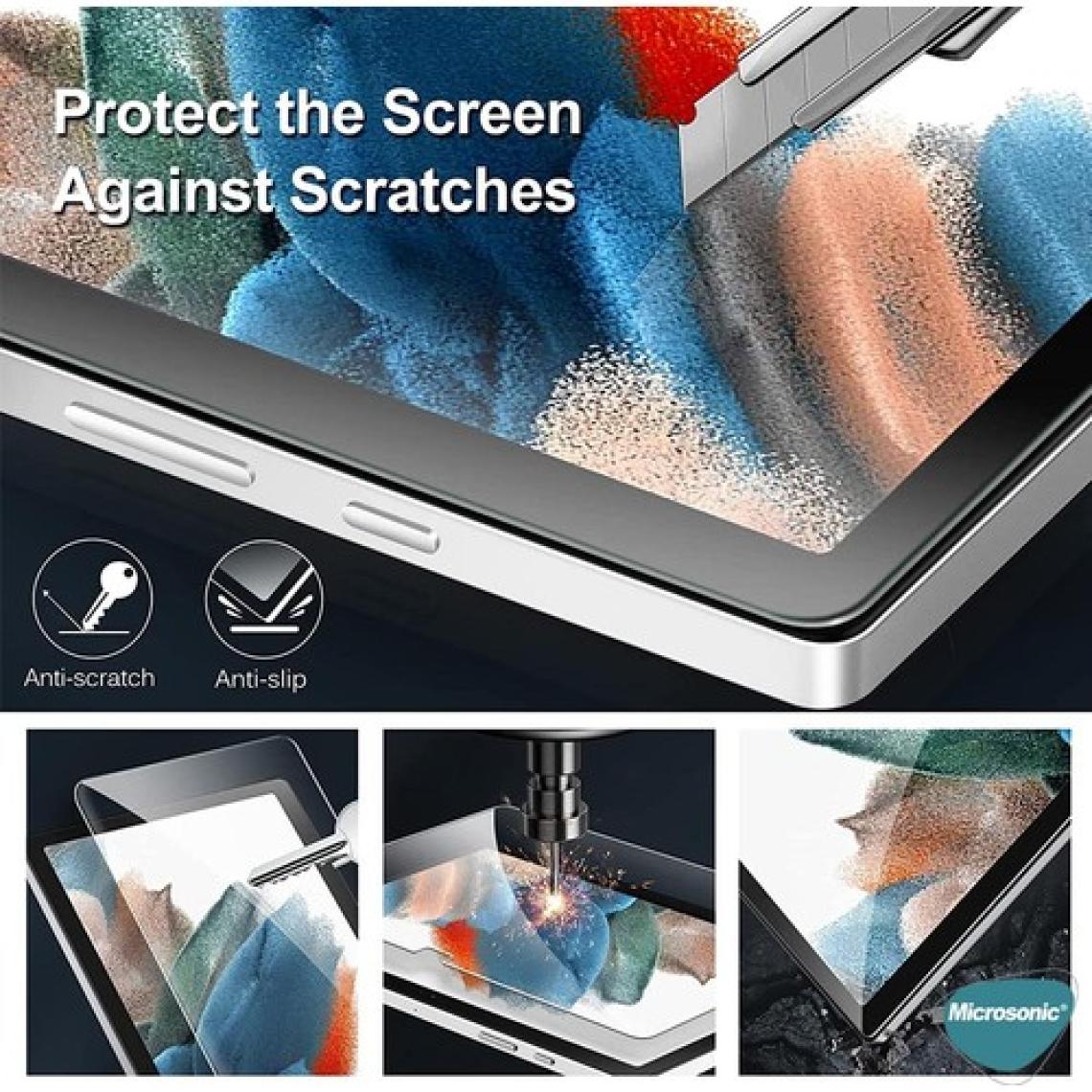 Microsonic Samsung Galaxy Tab A8 X200 Tempered Glass Cam Ekran Koruyucu