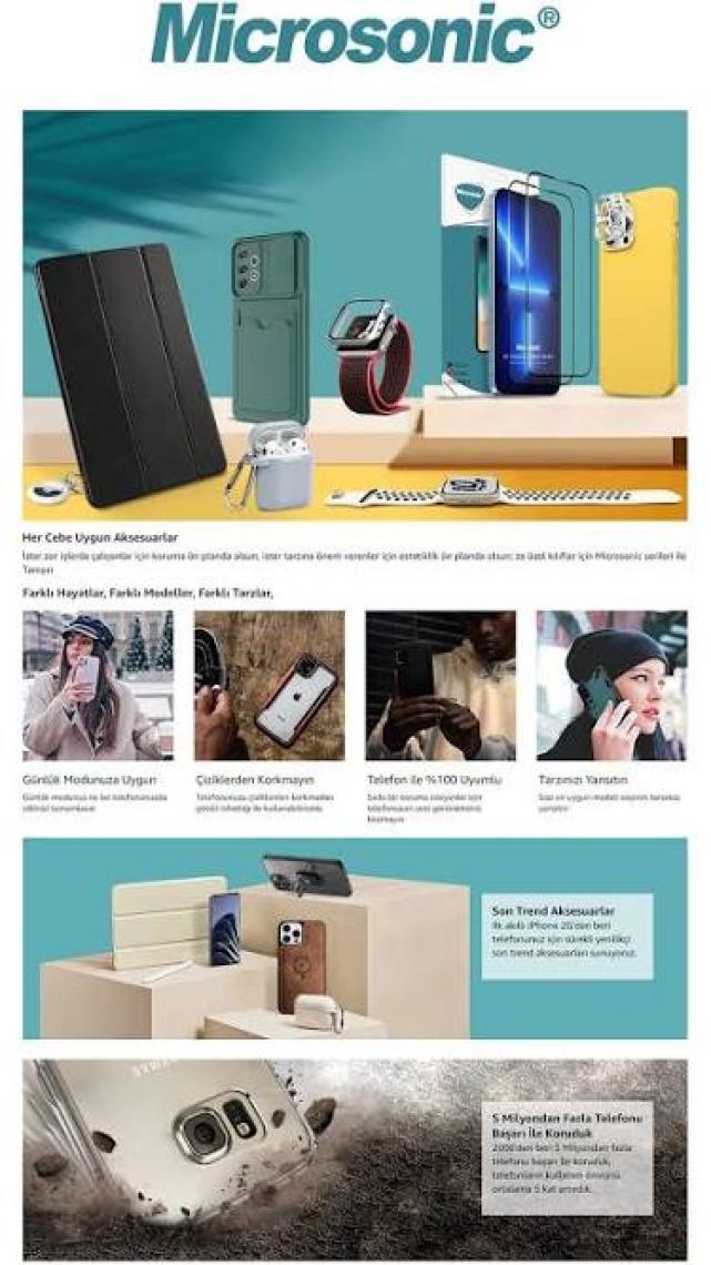 Microsonic Samsung Galaxy Tab S10 Ultra X920 Nano Glass Cam Ekran Koruyucu