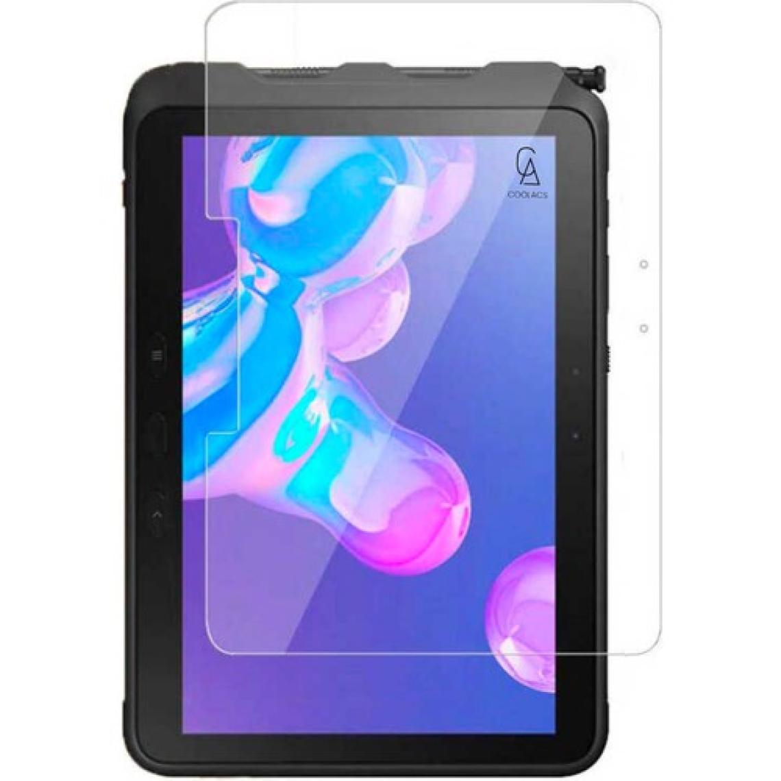 Coolacs Samsung Galaxy Tab Active Pro T547 ile Uyumlu Kırılmaz Tablet Temperli Cam Ekran Koruyucu