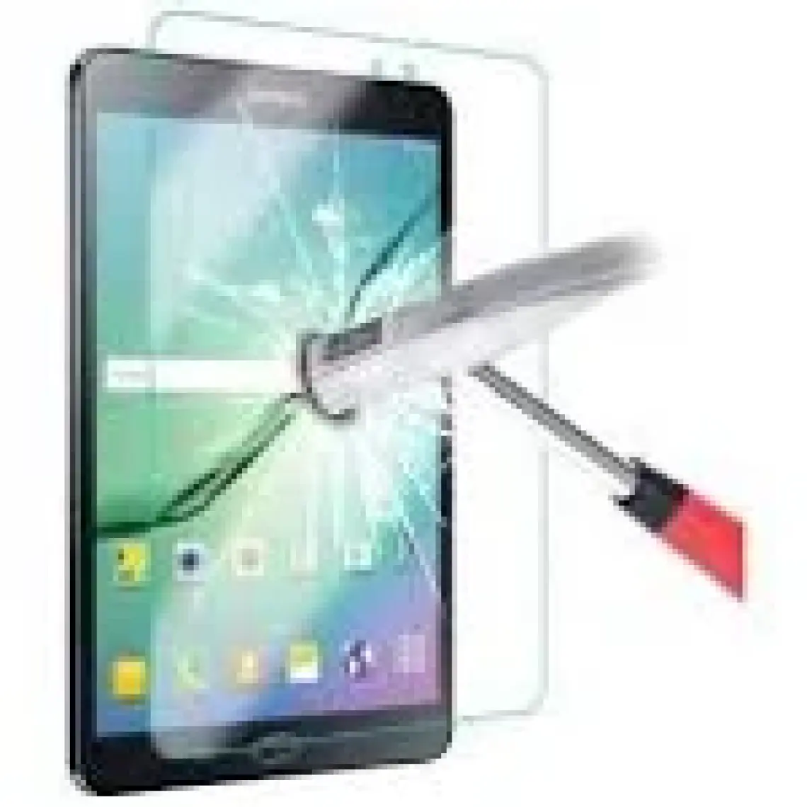MobaxAksesuar Samsung Galaxy Tab 3 Lite 7.0 T110 T113 T115 Tablet Temperli Cam Ekran Koruyucu