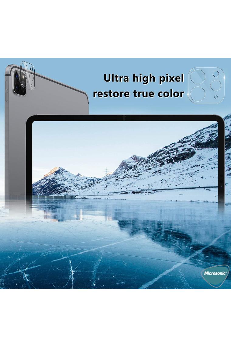 Microsonic Apple iPad Pro 11 2024 (A2836-A2837) Kamera Lens Koruma Camı