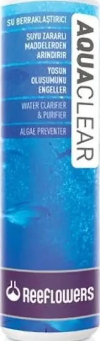 ReeFlowers Aqua Clear Akvaryum Su Berraklaştırıcı 50 Ml.