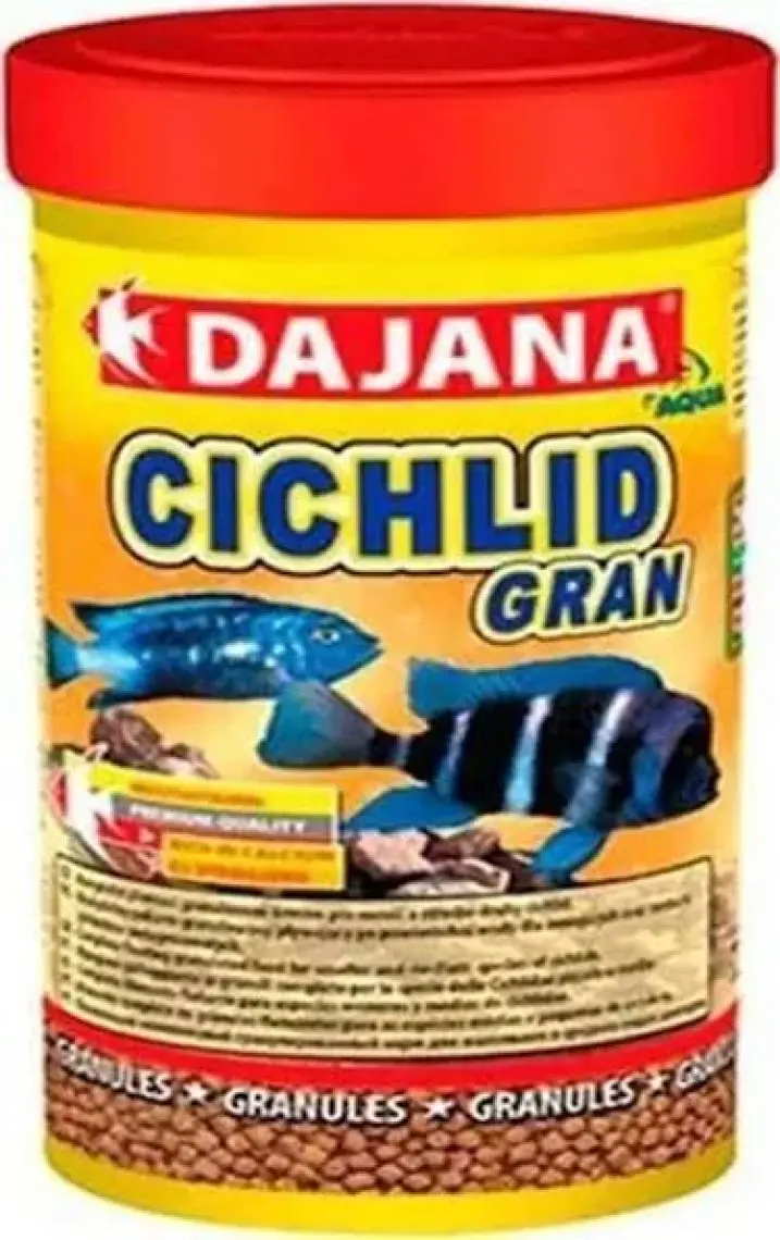 Dajana Cichlid Gran Granül Cichlid Yemi 250 Ml 120 Gr