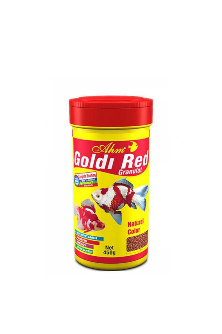 Ahm Goldi Red Granulat 250 ml Balık Yemi