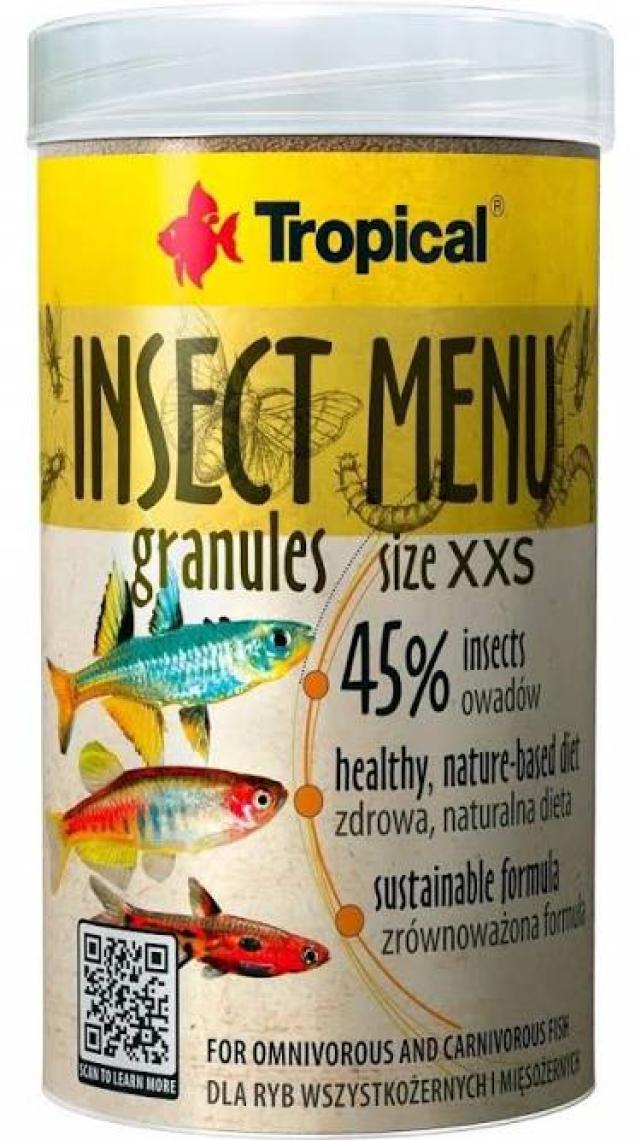 Tropical Insect Menü Granül Xxs Böcek Özlü Balık Yemi