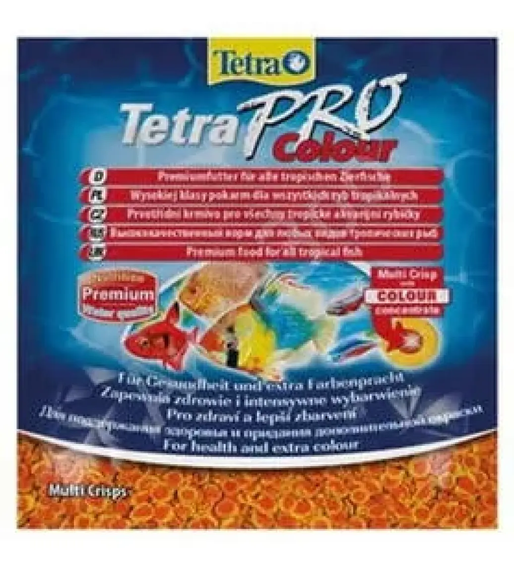 Tetra Pro Colour Crisps Cips Renklendirici Balık Yemi 12 Gr Poşet