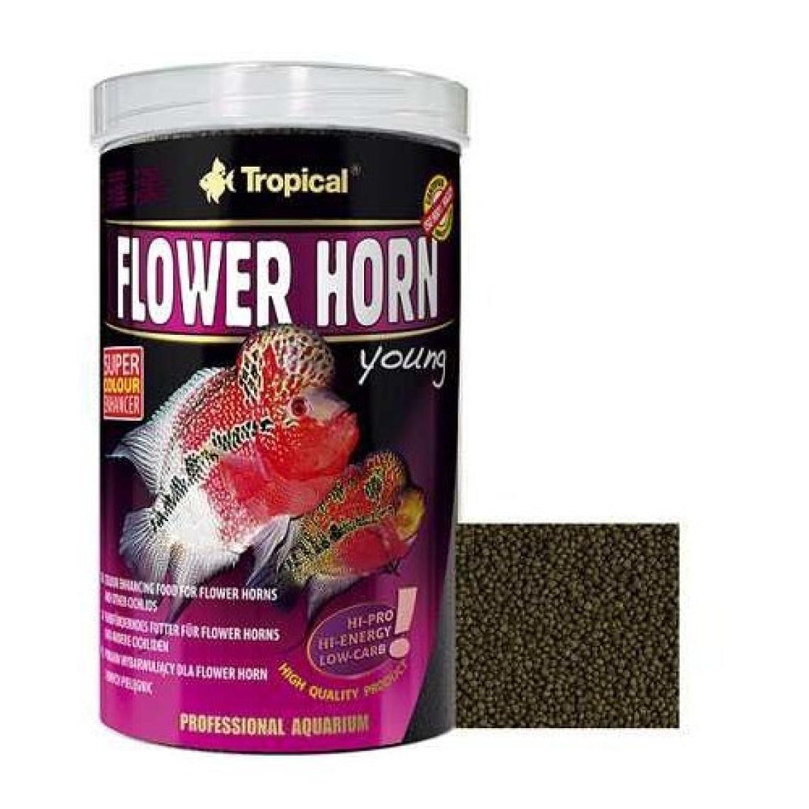 Tropical 65384 Flower Horn Young Pellet 250 Ml