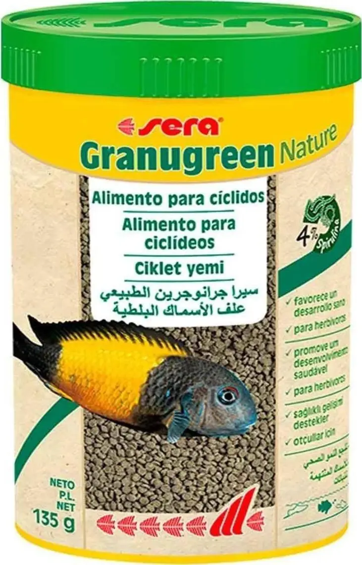 Sera Granugreen Balık Yemi 250 Ml.