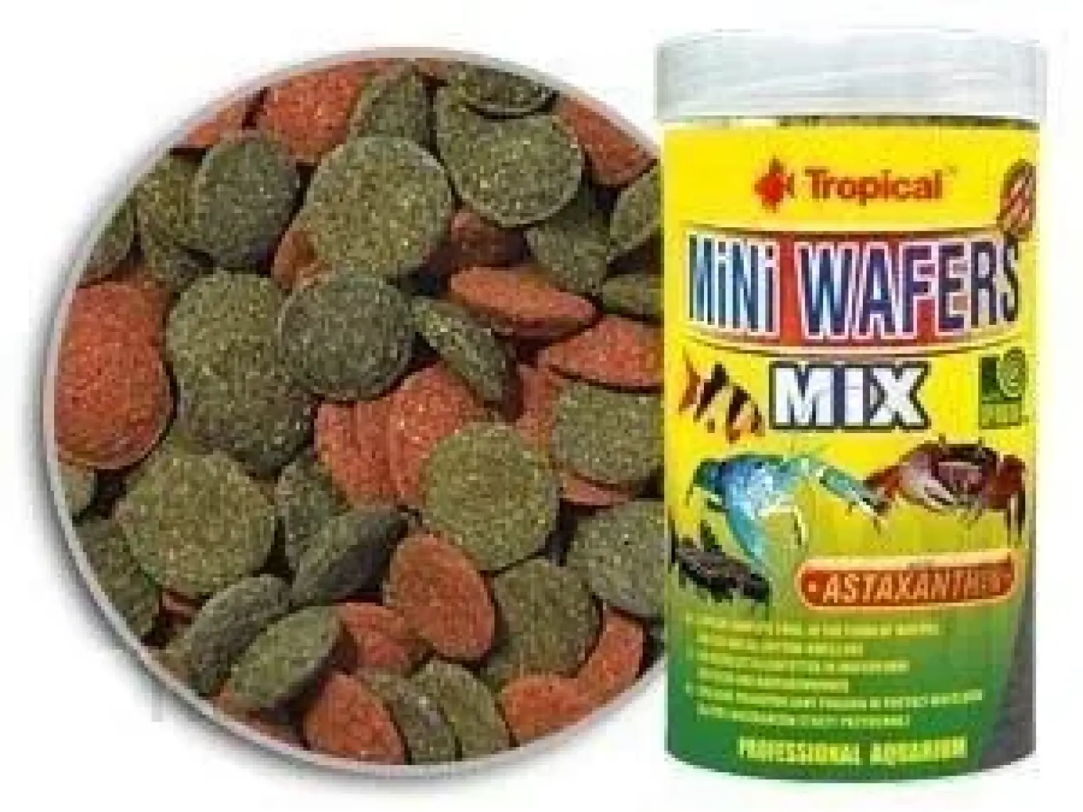 Tropical Mini Wafers Mix 18GR Vatoz ve Çöpçü Balığı Yemi