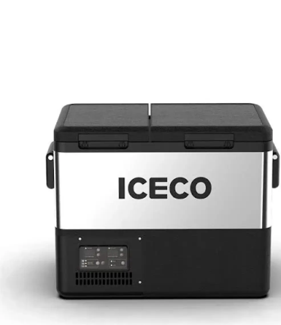 Iceco TCD55 12 - 24 Volt 55 Litre Çift Bölmeli Outdoor Kompresörlü Oto Buzdolabı Dondurucu