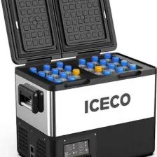 Iceco TCD55 12 - 24 Volt 55 Litre Çift Bölmeli Outdoor Kompresörlü Oto Buzdolabı Dondurucu