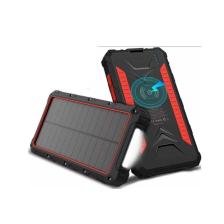 Güneş Enerjili Wireless Özellikli 20000 Mah Solar Powerbank - 2+1 Çıkışlı