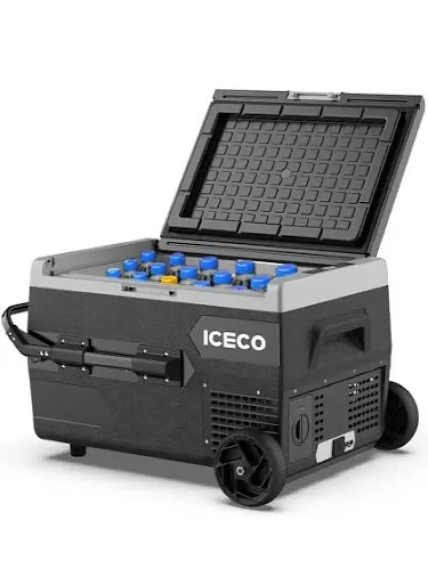 Iceco K65S 12/24VOLT 65 Litre Akülü/kablolu/ Kompresörlü Tekerlekli Outdoor Oto Buzdolabı/dondurucu (Akü Dahil Değildir)