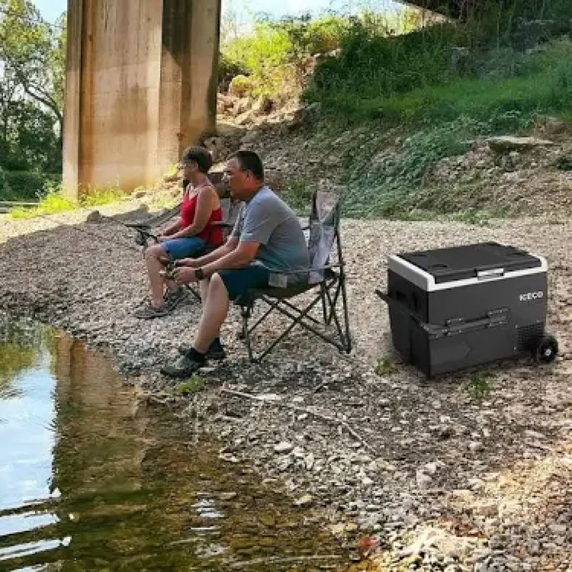 Iceco K65S 12/24VOLT 65 Litre Akülü/kablolu/ Kompresörlü Tekerlekli Outdoor Oto Buzdolabı/dondurucu (Akü Dahil Değildir)