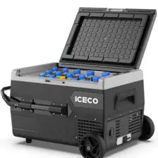 Iceco K65S 12/24VOLT 65 Litre Akülü/kablolu/ Kompresörlü Tekerlekli Outdoor Oto Buzdolabı/dondurucu (Akü Dahil Değildir)