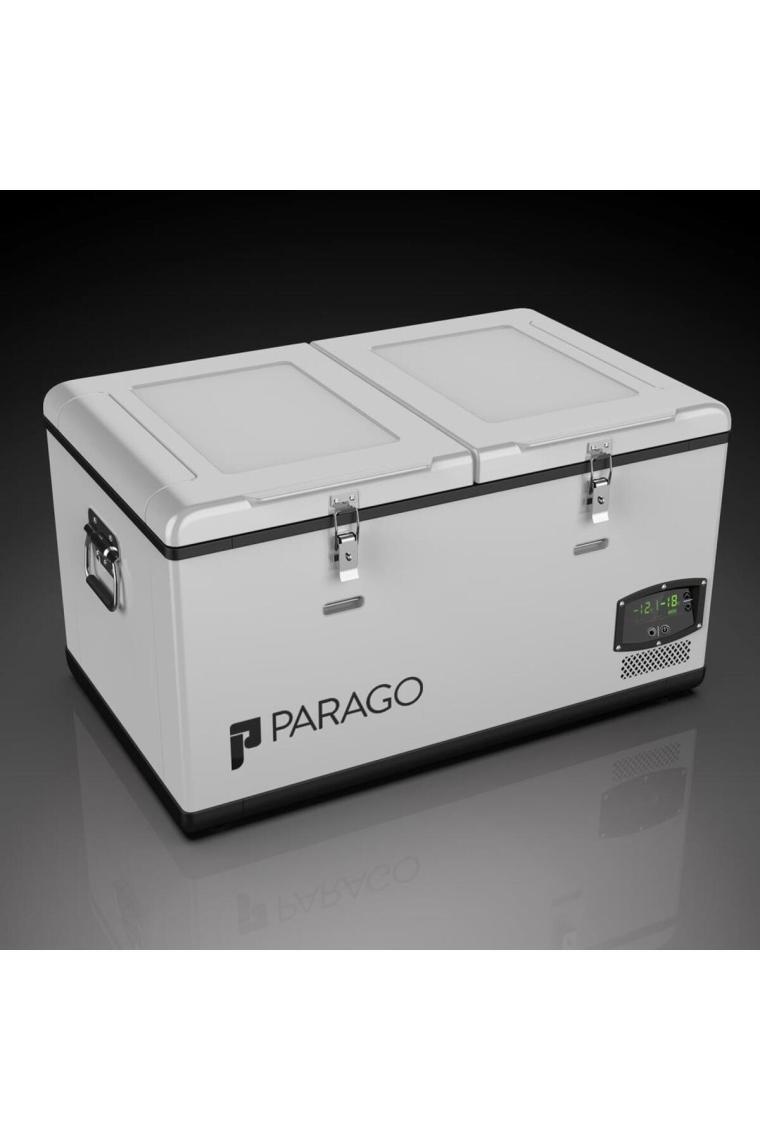Parago PG95 12/24V 95 lt Çift Bölmeli Outdoor Kompresörlü Oto Buzdolabı