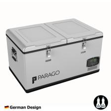 Parago PG95 12/24V 95 lt Çift Bölmeli Outdoor Kompresörlü Oto Buzdolabı