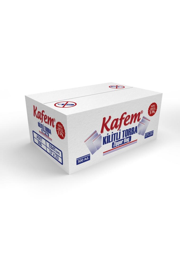 Kafem 17 x 23 cm Kilitli Poşet / Naylon Torba ( 1.200 Adet )