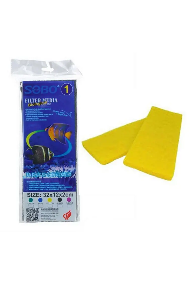 Sobo Filtre Süngeri 32x12x2 cm Sarı