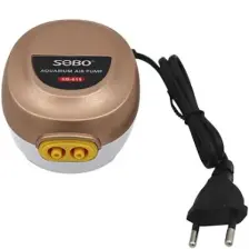 Sobo Sessiz Ayarlanabilir Çift Çıkışlı Akvaryum Hava Motoru 3W 2x3.4lt/dak SB-618