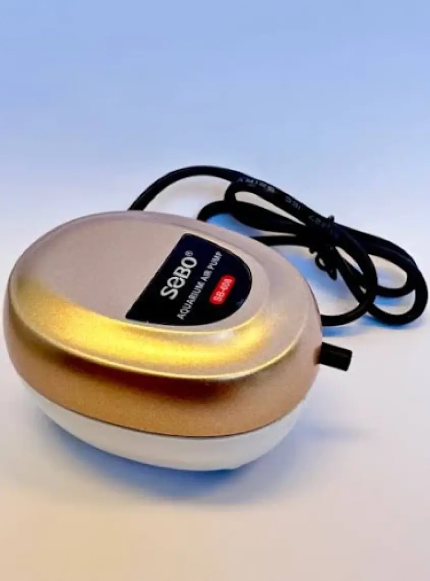 Sobo Sessiz Ayarlanabilir Çift Çıkışlı Akvaryum Hava Motoru 3W 2x3.4lt/dak SB-618