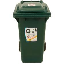 Sağlam Plastik Çöp Ve Atık Konteyneri 120 lt Tekerlekli Eko