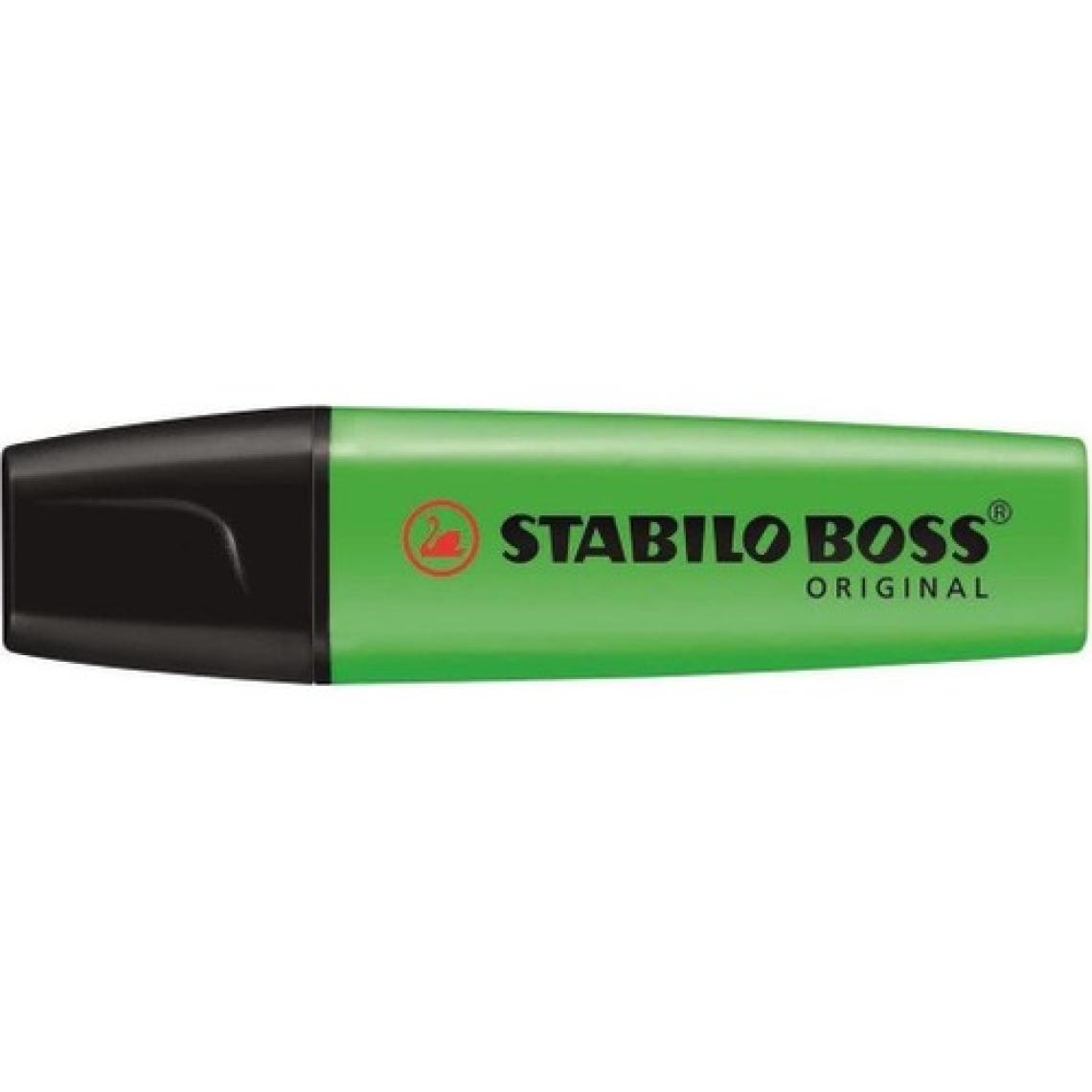 Stabilo 70/33 Fosforlu Kalem Boss Original Yeşil (10 Lu Kutu)