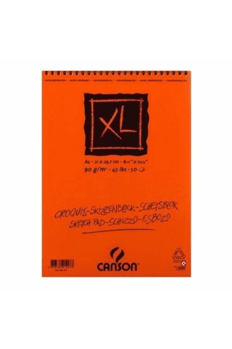 Canson Croquıs Xl Eskiz 90 gr Üsten Spiralli A4 50 Yp