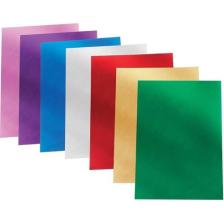 Puti Metalik Fon Kartonu 25X35 cm 10 Lu Karışık
