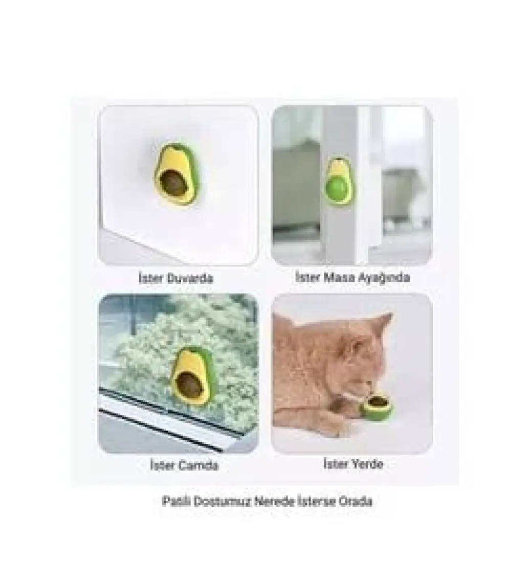 Avakado Kedi Nanesi Cat Mint Oyun Topu