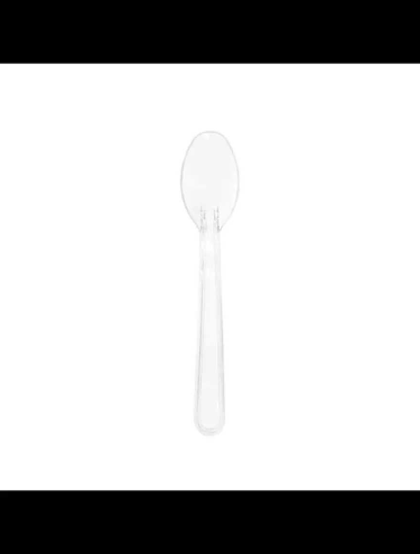 Ambalaj Pazarı Tatlı-Dondurma Kaşığı Şeffaf 12,5cm