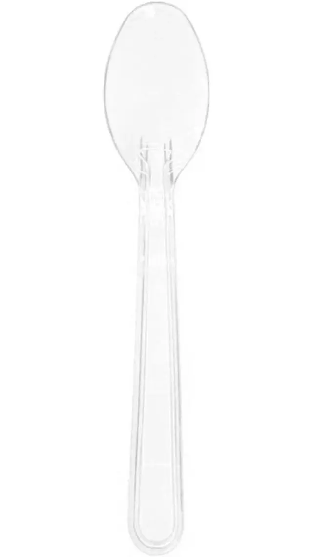 Ambalaj Pazarı Tatlı-Dondurma Kaşığı Şeffaf 12,5cm