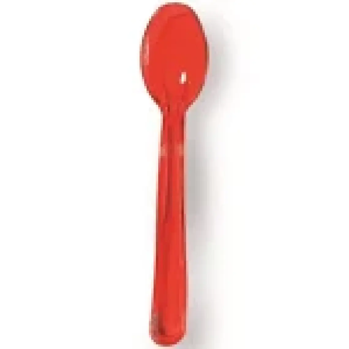 Ambalaj Pazarı Sundae Dondurma Kaşığı Kırmızı 12,5 cm - 50 Adet